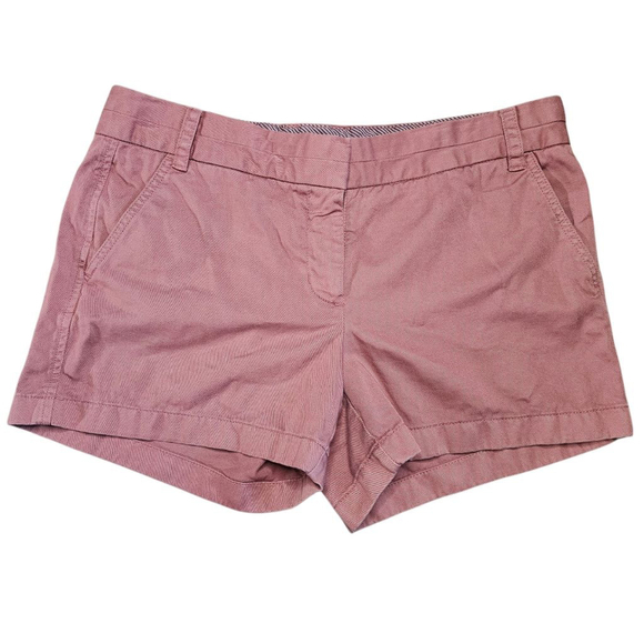 J. Crew Chino 10 Pink Mauve Pink Mid-rise Shorts - Picture 1 of 6